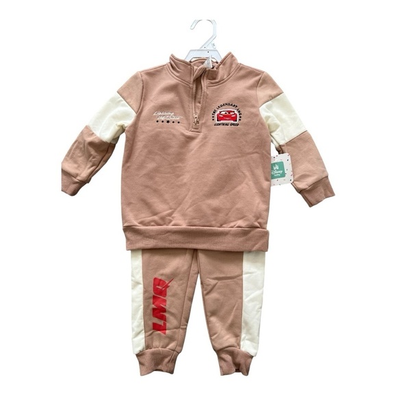disney baby Other - NWT Cars Lightning McQueen 2 Pieces Sweater and Pants Set- 24M